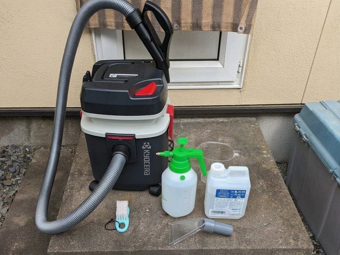 リンサークリーナーを買う前に！】圧倒的パワーの「集塵機」で車の