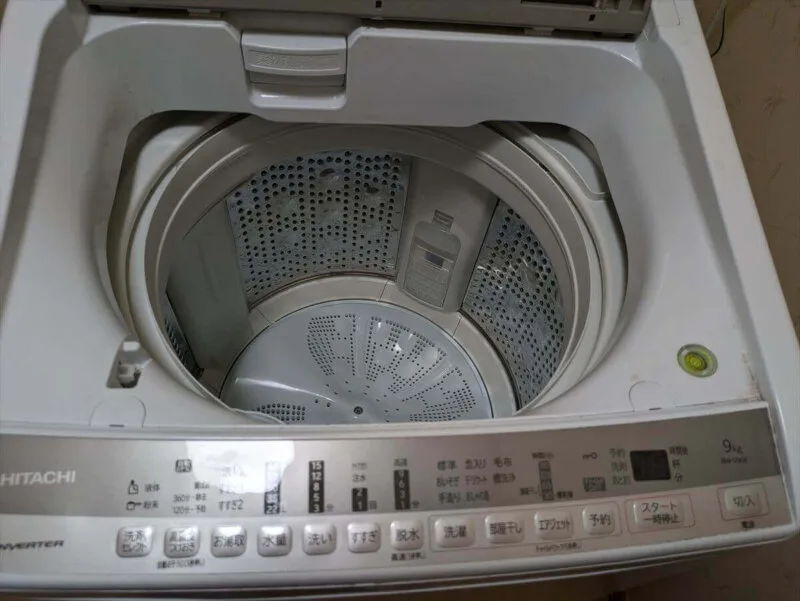 洗濯機クリーニング依頼する前に見て】日立ビートウォッシュ洗濯機の
